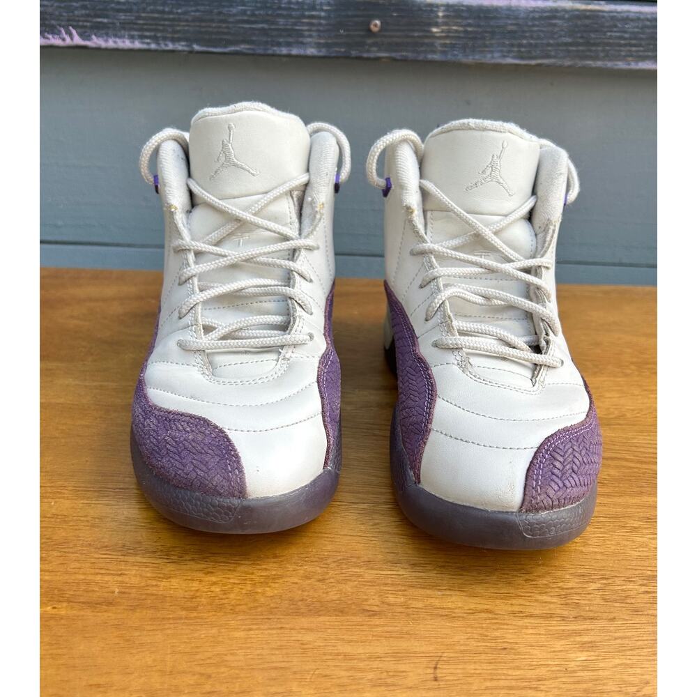Air Jordan 12 Retro Dark Purple Dust GS Youth Sneakers Size 3Y - Picture 5 of 9